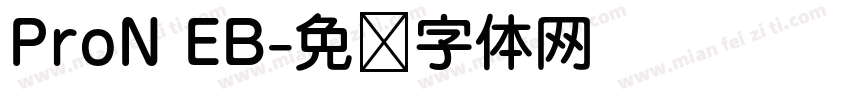 ProN EB字体转换